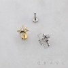 MULTI CZ NORTHERN STAR THREADLESS (PUSH IN) 316L SURGICAL STEEL LABRET SET